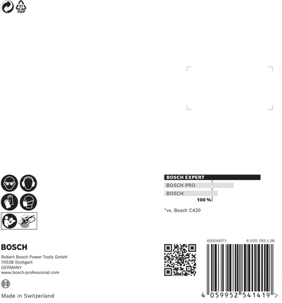 EXPERT C470 Schleifpapier mit 8 Löchern für Exzenterschleifer, 125 mm, G 40, 5-tlg. EXPERT C470 Schleifpapier mit 8 Löchern für Exzenterschleifer, 125 mm, G 40, 5-tlg.