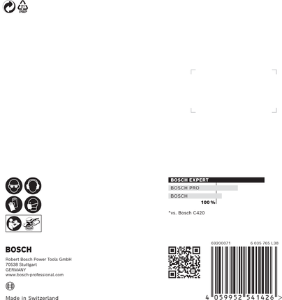 EXPERT C470 Schleifpapier mit 8 Löchern für Exzenterschleifer, 125 mm, G 60, 5-tlg. EXPERT C470 Schleifpapier mit 8 Löchern für Exzenterschleifer, 125 mm, G 60, 5-tlg.