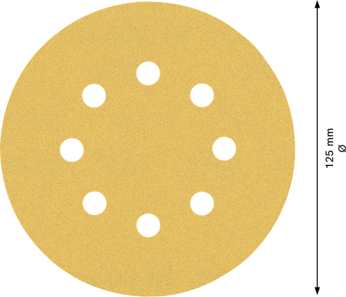 EXPERT C470 Schleifpapier mit 8 Löchern für Exzenterschleifer, 125 mm, G 120, 5-tlg. EXPERT C470 Schleifpapier mit 8 Löchern für Exzenterschleifer, 125 mm, G 120, 5-tlg.