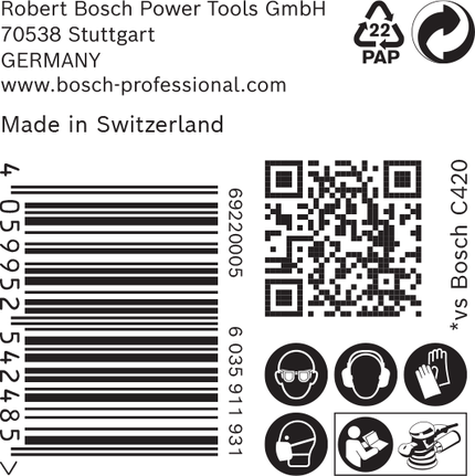 EXPERT C470 Schleifpapier mit 8 Löchern für Exzenterschleifer, 125 mm, G 80, 50-tlg. EXPERT C470 Schleifpapier mit 8 Löchern für Exzenterschleifer, 125 mm, G 80, 50-tlg.