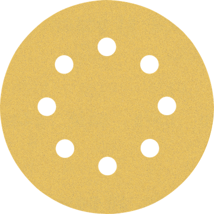 Feuille abrasive EXPERT C470 à 8 trous pour ponceuses excentriques 115 mm, G 120, 5 pièces Feuille abrasive EXPERT C470 à 8 trous pour ponceuses excentriques 115 mm, G 120, 5 pièces