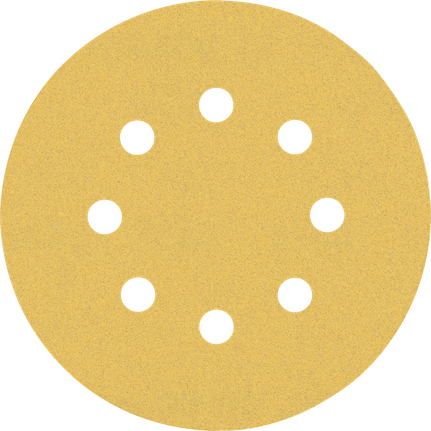 Feuille abrasive EXPERT C470 à 8 trous pour ponceuses excentriques 125 mm, G 120, 50 pièces Feuille abrasive EXPERT C470 à 8 trous pour ponceuses excentriques 125 mm, G 120, 50 pièces