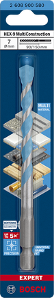 EXPERT HEX-9 MultiConstruction Bohrer, 7 x 90 x 150 mm EXPERT HEX-9 MultiConstruction Bohrer, 7 x 90 x 150 mm