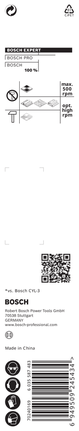 EXPERT HEX-9 Multi Construction Bohrer, 11 x 90 x 150 mm EXPERT HEX-9 Multi Construction Bohrer, 11 x 90 x 150 mm