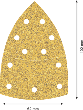 Brusný papír EXPERT C470, 102 × 62/93 mm, G 60, 10 ks Brusný papír EXPERT C470, 102 × 62/93 mm, G 60, 10 ks
