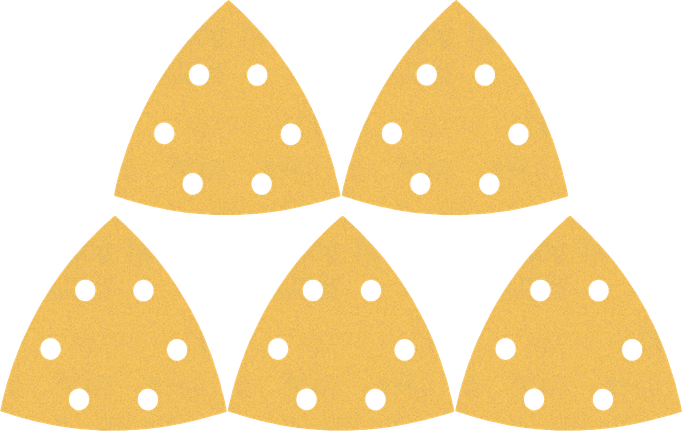 Brusný papír pro delta brusky EXPERT C470 93 mm, G 400, 5 ks Brusný papír pro delta brusky EXPERT C470 93 mm, G 400, 5 ks
