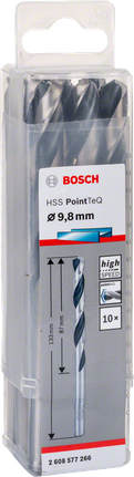 HSS-spiralbor PointTeQ 9,8 mm HSS-spiralbor PointTeQ 9,8 mm