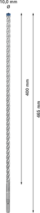 Löökpuur EXPERT SDS plus-7X, 10 × 400 × 465 mm Löökpuur EXPERT SDS plus-7X, 10 × 400 × 465 mm