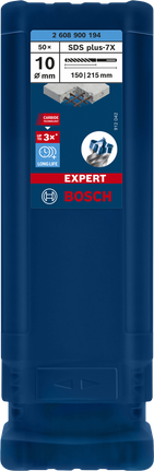 Löökpuur EXPERT SDS plus-7X 10 × 150 × 215 mm, 50 tk Löökpuur EXPERT SDS plus-7X 10 × 150 × 215 mm, 50 tk