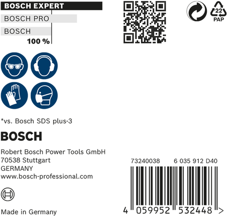 Löökpuur EXPERT SDS plus-7X 10 × 150 × 215 mm, 10 tk Löökpuur EXPERT SDS plus-7X 10 × 150 × 215 mm, 10 tk