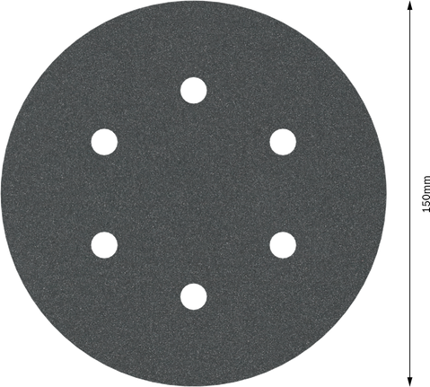 Disco de lijado PRO F355, 150 mm, G180, 5 piezas Disco de lijado PRO F355, 150 mm, G180, 5 piezas