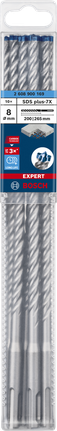10-delni komplet udarnih svedrov EXPERT SDS plus-7X, 8 x 200 x 265 mm 10-delni komplet udarnih svedrov EXPERT SDS plus-7X, 8 x 200 x 265 mm